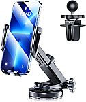 UBeesize Car Phone Mount, 3-in-1 Long Arm Suction Cup Phone Holder $4.15, 50" Phone Tripod $6