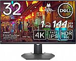 Dell G3223Q 32" 4K 144Hz Gaming Monitor $499.99