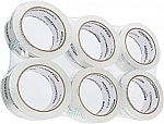 6-Ct 55-Yd Amazon Basics Packing Tape $7.48