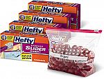 160-Ct Hefty Slider Storage Calendar Bags (Quart) $11 & More