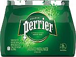 Perrier Sparkling Water, Plastic Water Bottles, 16.9 Fl Oz (Pack of 12) $7.80