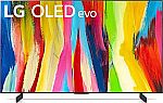 LG 42" C2 OLED 4K Smart TV + 5-year Warranty $799.99