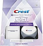 Crest 3D Whitestrips with Light, Teeth Whitening Strip Kit, 20 Strips (10 Count Pack) $38