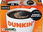 60 Pods Dunkin' Dunkin' Midnight Dark Roast Coffee $21.89