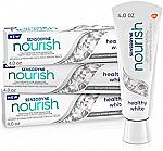 3-pack 4oz Sensodyne Nourish Healthy White Sensitive Toothpaste $9.65 & More
