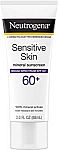 3.0 fl oz Neutrogena Sensitive Skin Mineral Sunscreen Lotion with Broad Spectrum SPF 60+ $4.10
