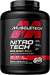 5.0 lbs MuscleTech Nitro-Tech Whey Gold Protein Powder $33