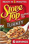 6 oz Stove Top Turkey Stuffing Mix $0.85