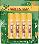 4-Count Burt's Bees Moisturizing Lip Care Jingle Balms $6.60