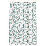 Amazon Basics Fun and Playful Jumping Dolphins Microfiber Bathroom Shower Curtain $4.