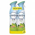 2-Count 8.8-Oz Febreze Air Freshener Spray $3.57