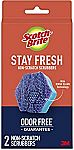 Scotch-Brite Scrub Dots Advanced Non-Scratch Scrubbers, 2 Scrub Sponges $2.32