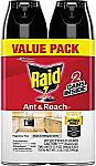2 Count Raid Ant & Roach Killer 26, Fragrance Free, 17.5 oz $5.65