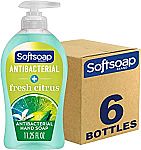 6-Pk 11.25-oz Softsoap Antibacterial Liquid Hand Soap (Fresh Citrus) $8.90