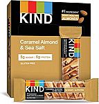 12-Ct KIND Bars, Caramel Almond & Sea Salt $7.64