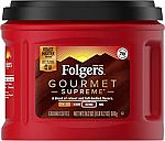 Folgers Gourmet Supreme Medium Dark Roast Ground Coffee, 24.2 Ounces $4.90