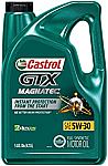 Castrol GTX 5-Qt Magnatec Full Synthetic Motor Oil: 5W-30 $17; 0W-20 $17