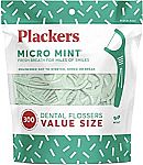 300-Ct Plackers Micro Mint Dental Floss Picks $5.35
