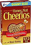 27.2-Oz Honey Nut Cheerios Cereal $3.70