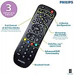 Philips 3 Device Universal Remote Control $5.50