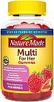70-Ct Nature Made Women's Multivitamin Gummies $2.88