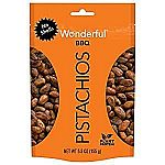 5.5-Oz Wonderful Pistachios w/ No Shells (BBQ) $3.60