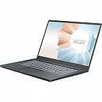 MSI Modern 15 15.6" FHD Laptop (i5-1155G7 8GB 512GB) $446