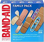 Band-Aid Waterproof Tape, 1/2 Inch $1.45, 110-Ct (Assorted) $7