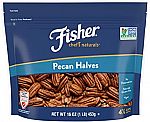 16-oz Fisher Pecan Halves $7.60