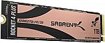 1TB Sabrent Rocket 4 Plus NVMe 4.0 Gen4 PCIe M.2 Internal SSD $79.98