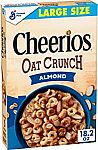 Cheerios Oat Crunch Almond Breakfast Cereal, 18.2 oz $2.87