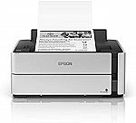 Epson EcoTank ET-M1170 Wireless Monochrome Supertank Printer $199.99