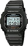 Casio Men's G-Shock Quartz Watch w/ Resin Strap (Black, DW5600E-1V) $25