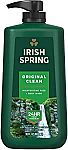 Irish Spring Men's Body Wash with Pump $4.90 and more