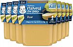 8-pack Gerber 2nd Food Baby Food Pear Puree 4.0 oz $5.40