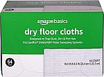 64-Count Amazon Basics Dry Floor Cloths $9.01