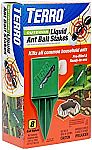 8-Ct TERRO Outdoor Liquid Ant Bait Stakes $5