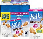 6-Pack 32-oz Silk Almond Milk (Unsweetened Vanilla) $9.20