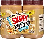 2-Ct 40 Oz SKIPPY Creamy Natural Peanut Butter $8.58