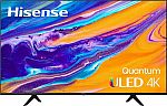 Hisense 55" U6G Quantum ULED 4K Smart TV $344