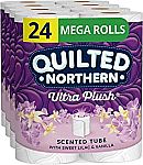 24-mega rolls Quilted Northern Ultra Plush Toilet Paper $6.63