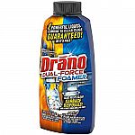 Drano Dual-Force Foamer Clog Remover, 17 Oz $2.85