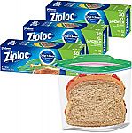 Ziploc Bags: 66-Ct Snack Bags $2.20, 90-Ct Sandwich $6.75, 80-Ct Quart $8.25