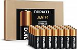 28-ct Duracell CopperTop AA Alkaline Batteries (Ecommerce Packaging) $12.63 (or $8 - YMMV)