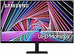 SAMSUNG 32" S70A Eye Care 4K Monitor (LS32A700NWNXZA) $190 and more