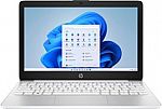 HP 11-ak0053dx Stream 11.6" HD Laptop (N4120 4GB 64GB White) $139.99