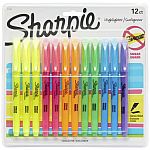 12-Count Sharpie Pocket Highlighters (Assorted Colors) $3.44