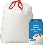 45-Ct 13-Gallon Amazon Basics Kitchen Trash Bags $4.85