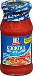 8-oz McCormick Cocktail Sauce (Original or Extra Hot) $2