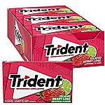 168 Pieces Trident Island Berry Lime Sugar Free Gum $6.91